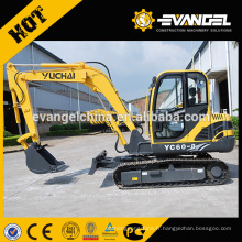 mini-pelles 6 tonnes YC60-8 Yuchai excavateur